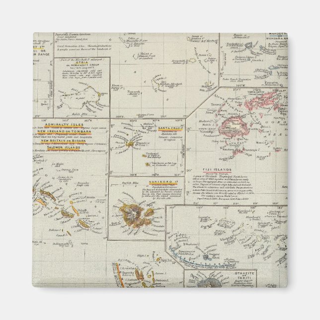 Íman Polinésia, Ilhas do Pacífico (Frente)