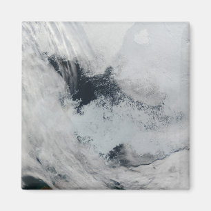 Íman Polinya (água aberta) no mar Beaufort