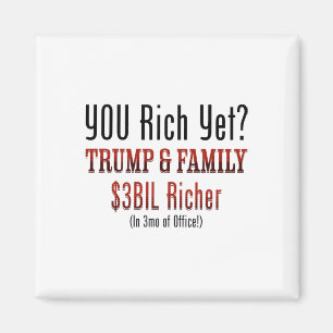 Íman Política Corrupta Divertida Trump Fica Mais Rico N