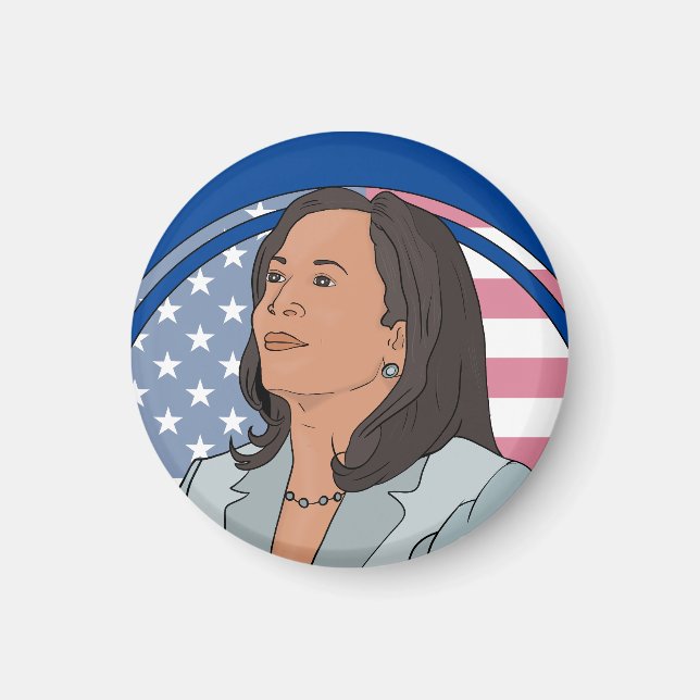 Íman Política Kamala Harris (Frente)