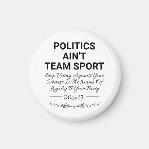 Íman Política não é esporte de equipe