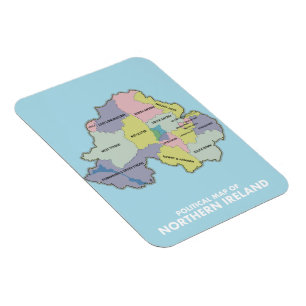 Íman Political Map Of Northern Ireland.