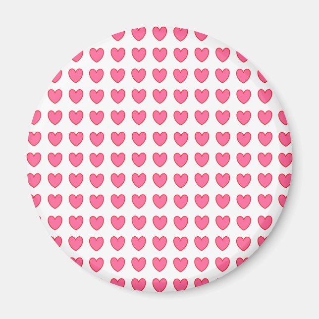 Íman Polka Hearts Magnet (Frente)