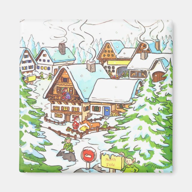 Íman Polo Norte (Frente)