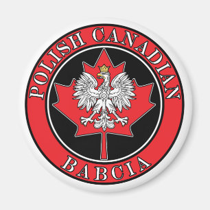 Íman Polonês Canadense Maple Leaf Babcia