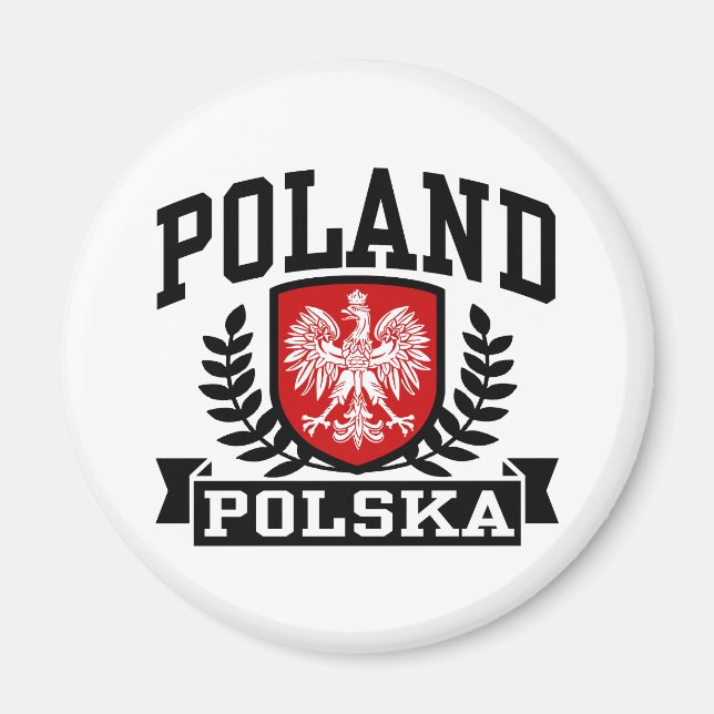 Íman Polônia Polska (Frente)
