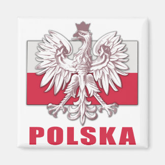 Íman Polônia Polska Casaco de Armas