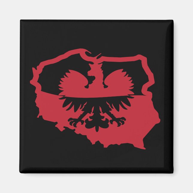 Íman Polônia Polska Flag (Frente)