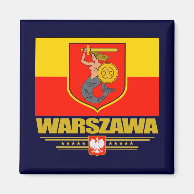 Íman Polônia Warszawa (Varsóvia) (Frente)