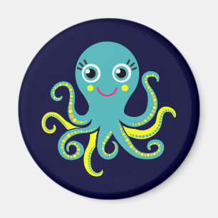 Íman Polvo azul e amarelo