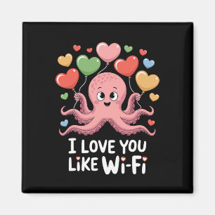 Íman Polvo Com Corações Balões Eu Te Amo Como Wi-fi 