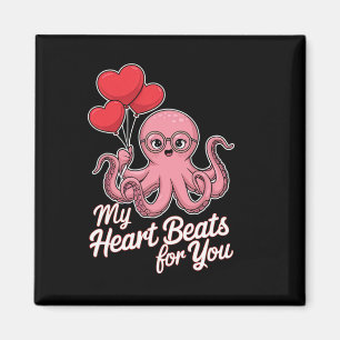 Íman Polvo Com Corações Balões Meu Coração Late Por Voc