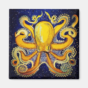 Íman Polvo Dourado no azul