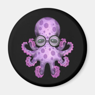 Íman Polvo roxo bonito do bebê que veste vidros no