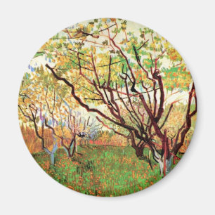 Íman Pomar em Flor por Vincent van Gogh