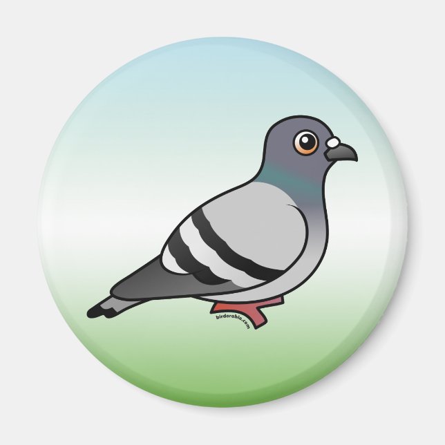 Íman Pombo de Pedra (Frente)