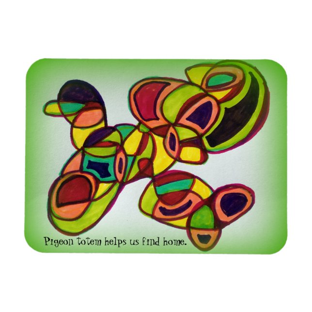 Íman Pombo Totem Magnet (Horizontal)