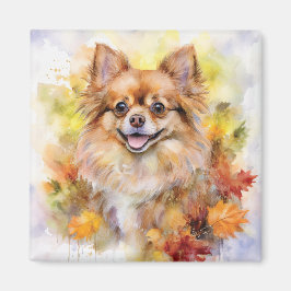 Íman Pomchi Fall Watercolor