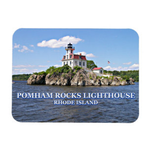 Íman Pomham balança o farol, Rhode - ilha