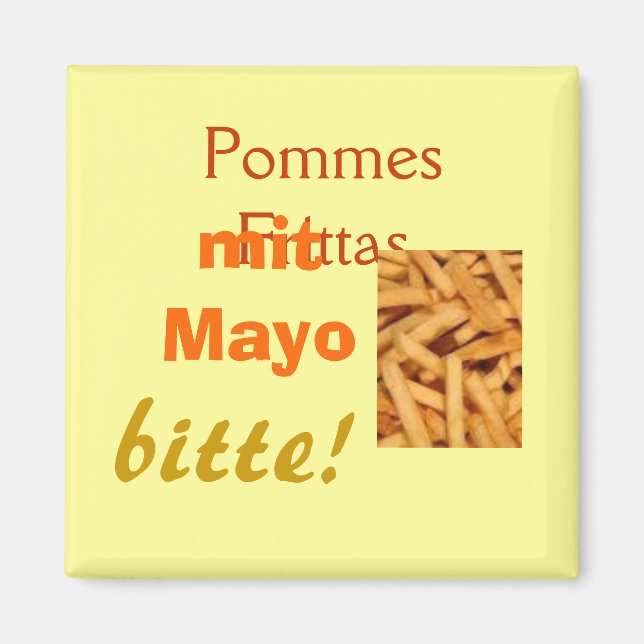 Íman Pommes Frittas Magnet (Frente)