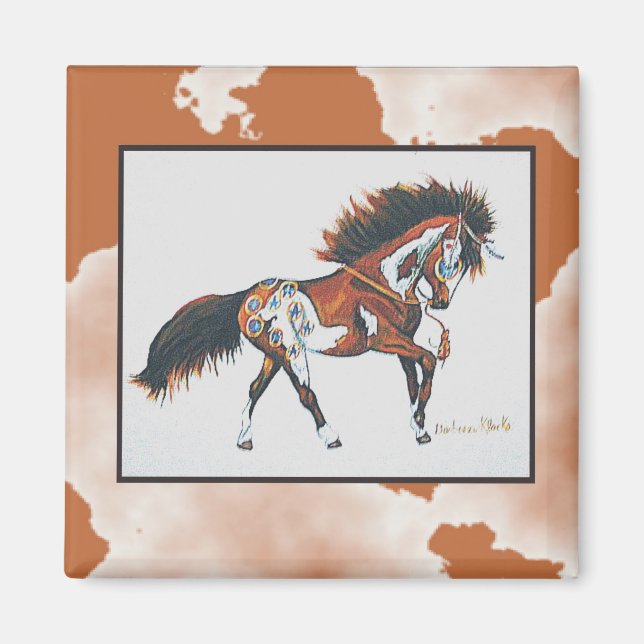 Íman pônei de guerra (Frente)