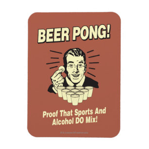 Íman Pong da cerveja: Combinação Prova de Álcool e E