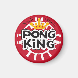 Íman Pong King Red