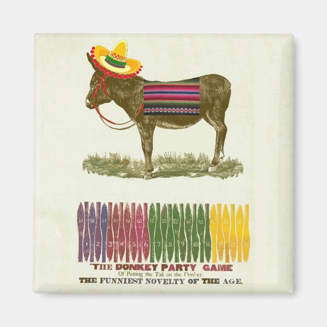 Íman Ponha a cauda no burro (Frente)