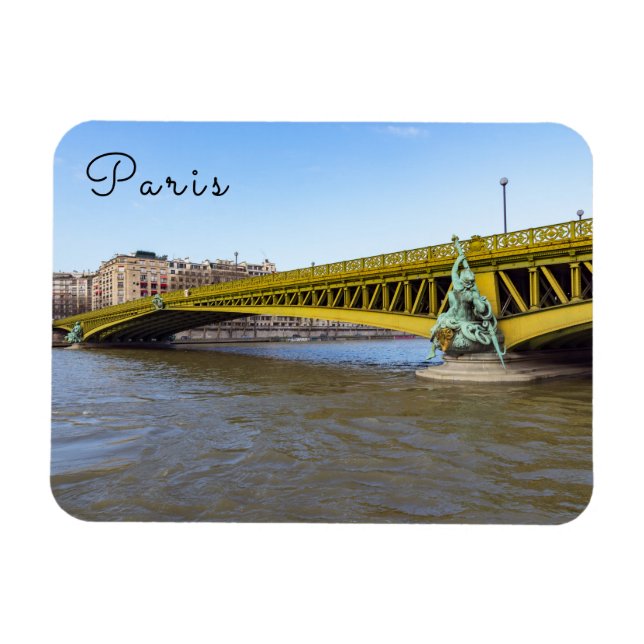 Íman Pont Mirabeau sobre o Sena - Paris (Horizontal)