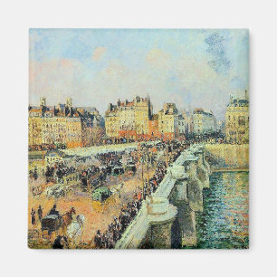 Íman Pont Neuf, Tarde, Sunlight Camille Pissarro