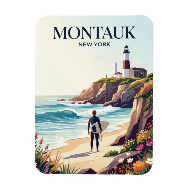 Íman Ponta Montauk Nova York (Vertical)