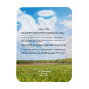 Íman Ponte arco-íris Simpatia FEMALE Cachorro Magnet