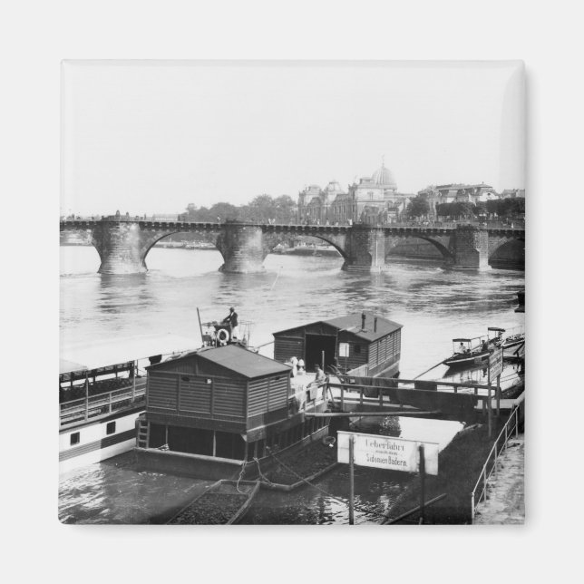 Íman Ponte Augustus, Dresden, c.1910 (Frente)