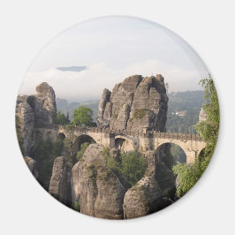 Íman Ponte Bastei na Alemanha com ímã redondo