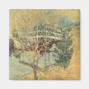 Íman Ponte Branca por Twachtman, Impressionismo Vintage