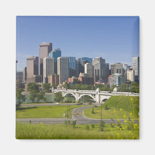 Íman Ponte Centro-Rua e Centro Calgary, Alberta,