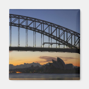 Íman Ponte da Baía de Sydney e Casa da Ópera de Sydney