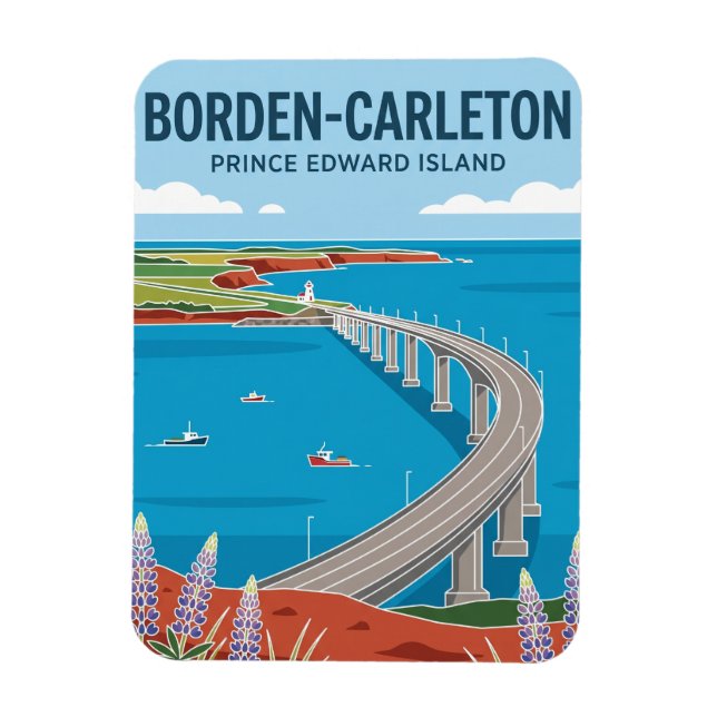 Íman Ponte da Confederação Canadá (Vertical)