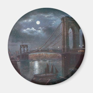 Íman Ponte de Brooklyn pelo luar