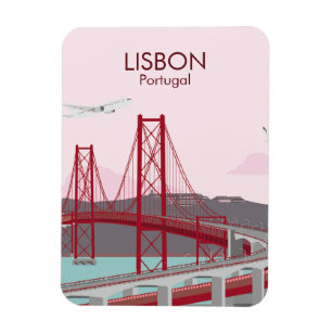 Íman Ponte de Lisboa sobre o rio Tagus no estilo da saf
