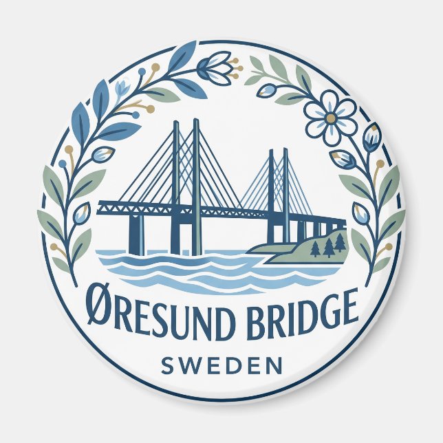 Íman Ponte de Øresund Suécia (Frente)