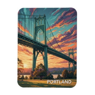 Íman Ponte de St Johns em Portland Oregon