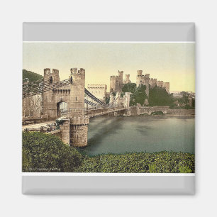 Íman Ponte do castelo e de suspensão, Conway (isto é