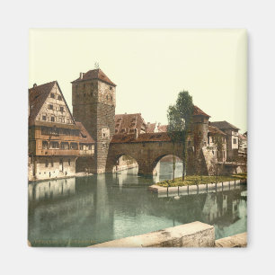 Íman Ponte do Hangman, Nuremberg, Baviera, Alemanha
