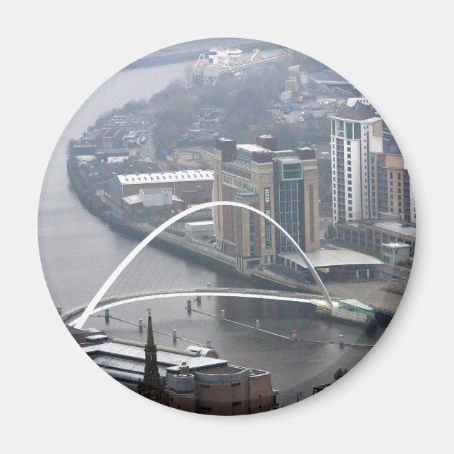 Íman Ponte do Milênio de Newcastle com Tyne (Frente)