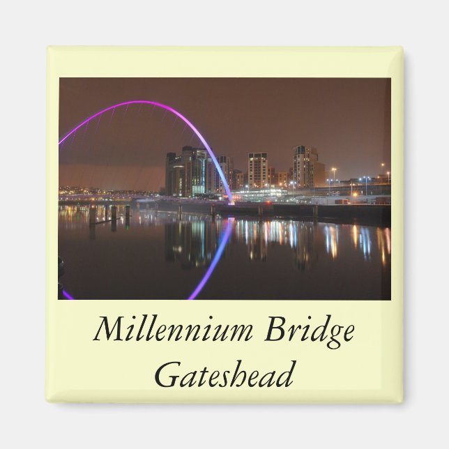 Íman Ponte do Milênio, Gateshead (Frente)