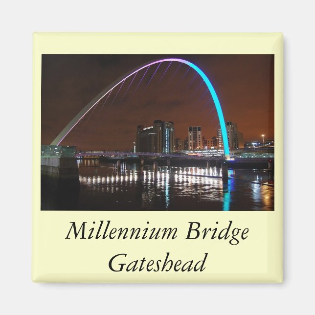 Íman Ponte do Milênio, Gateshead (Frente)