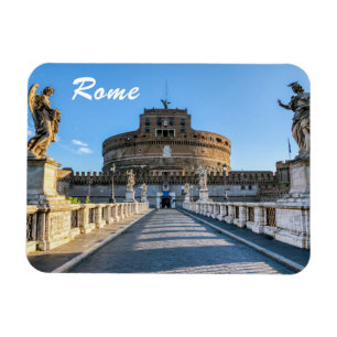Íman Ponte e Castel Sant'Angelo - Roma, Itália