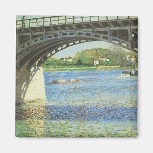 Íman Ponte em Argenteuil por Gustave Caillebotte (Frente)