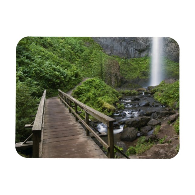 Íman Ponte em Latourell Falls, Columbia River Gorge, (Horizontal)